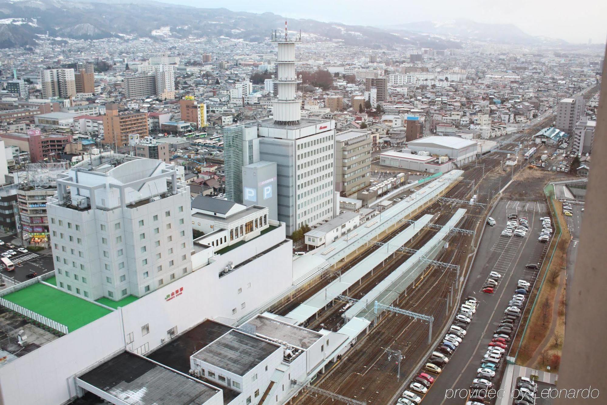 Yamagata Eki Nishiguchi Washington Hotel Экстерьер фото